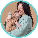 Mother with Baby and bottle