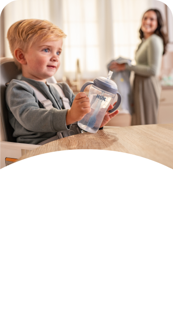 Baby with Learner Bottle Straw