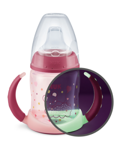 Biberon Learner First Choice cu efect de Stălucire-în-Întuneric, 150 ml, 6-18 luni