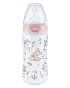 NUK Disney Bambi First Choice Plus Baby Bottle 300ml with Temperature Control