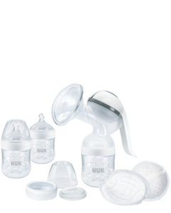 NUK Nature Sense Breastfeeding Set with Temperature Control