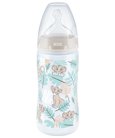 NUK Disney The Lion King First Choice Plus Baby Bottle 300ml with Temperature Control