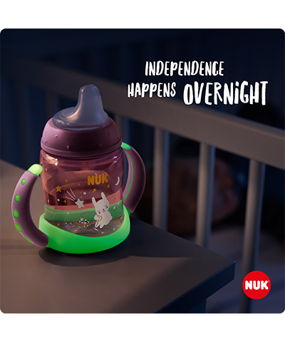 First Choice Learner Bottle Night 150ml – Bedtime Cup | NUK
